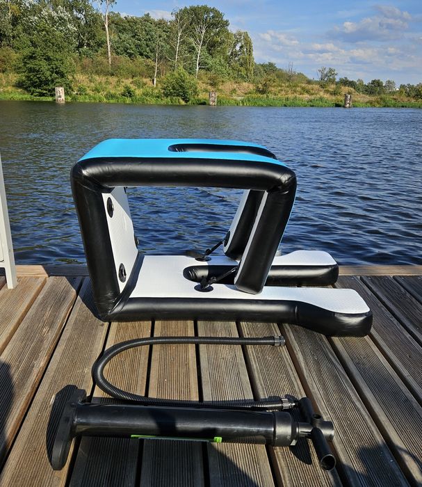 Asekuracyjna platforma startowa pump foil dock start