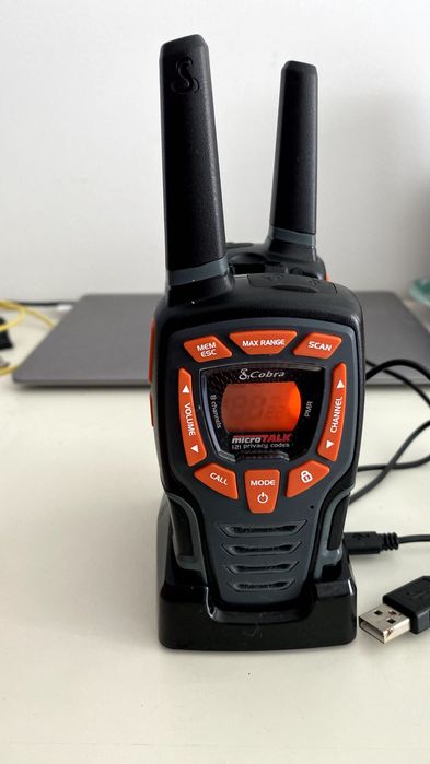 Intercomunicadores COBRA sem fios 10km, 22 canais