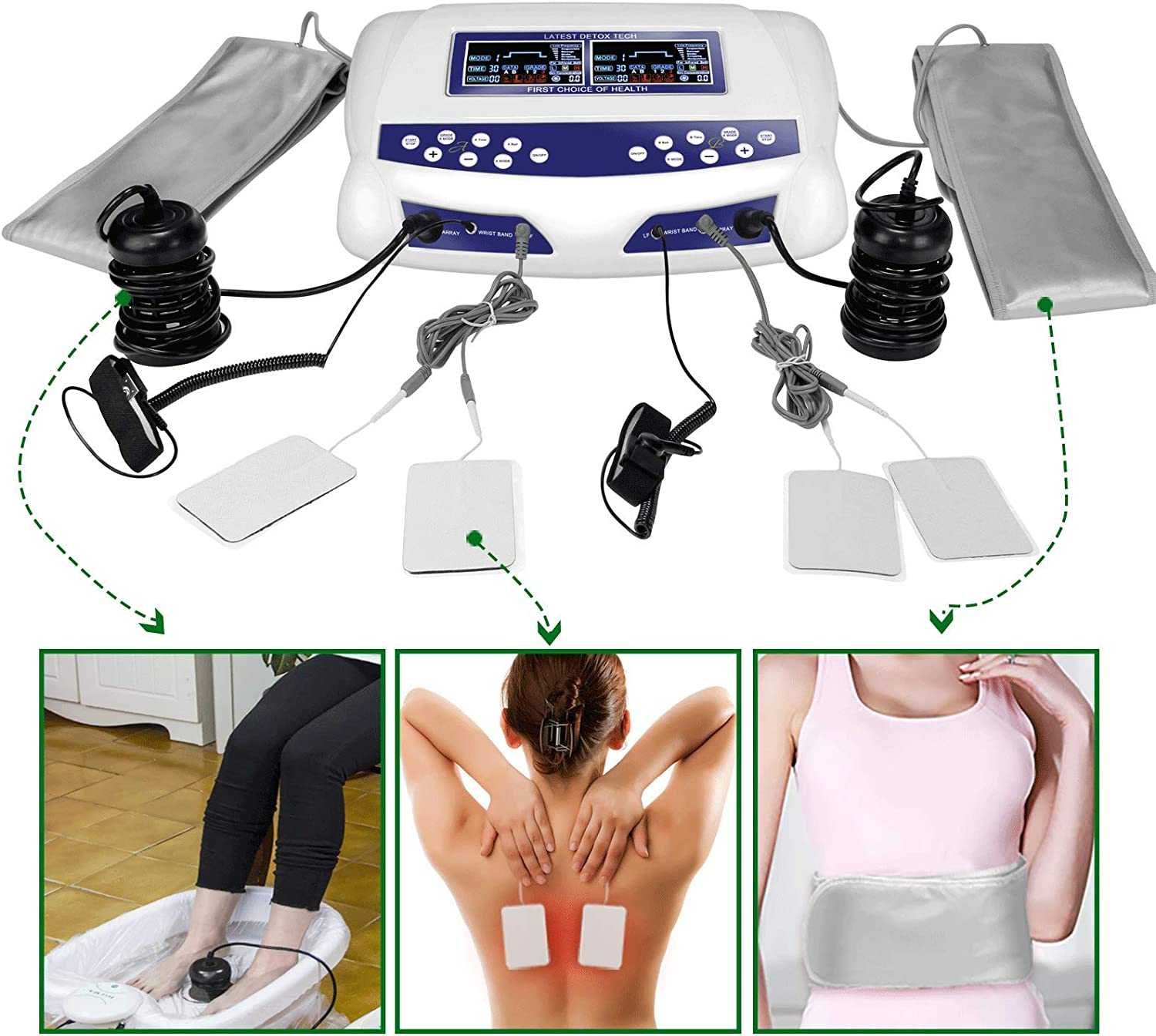 HIDRODETOX DUPLA IONIC FOOT SPA 160 WATTS - HIDROSANA