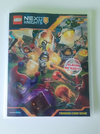 Album Lego Nexo Knights TCG ,180 kart Nexo + 14 kart limitowanych CAŁY