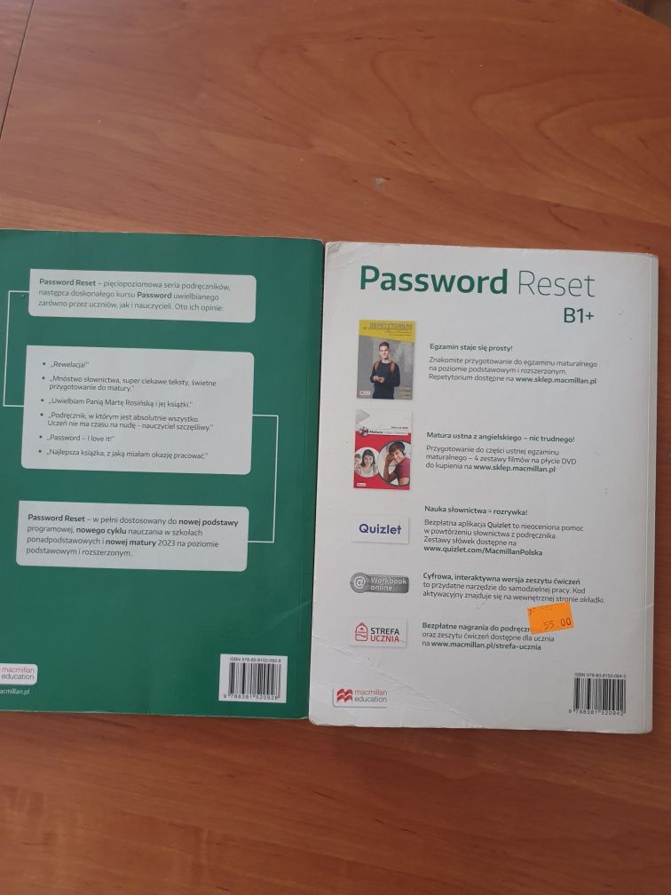 Password reset zestaw
