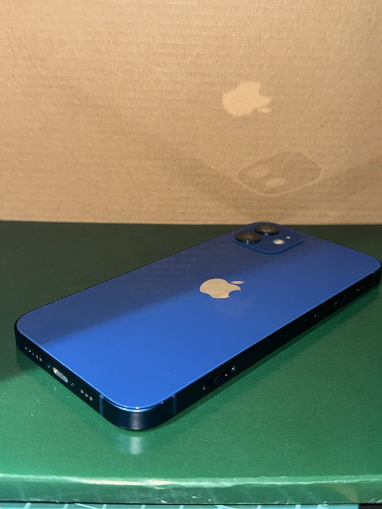 Carcaça Iphone 12 Azul ORIGINAL