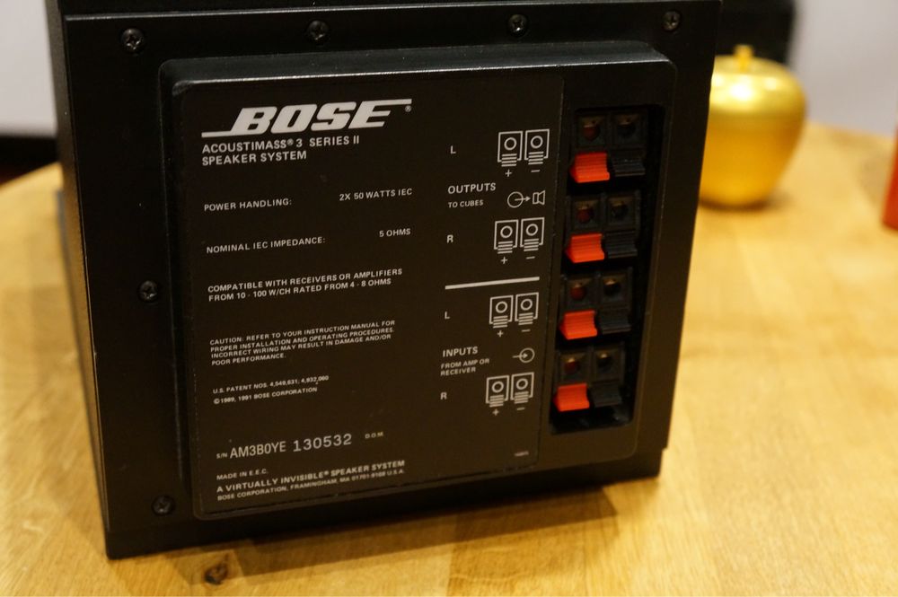 Bose acoustimass 3 Red Line