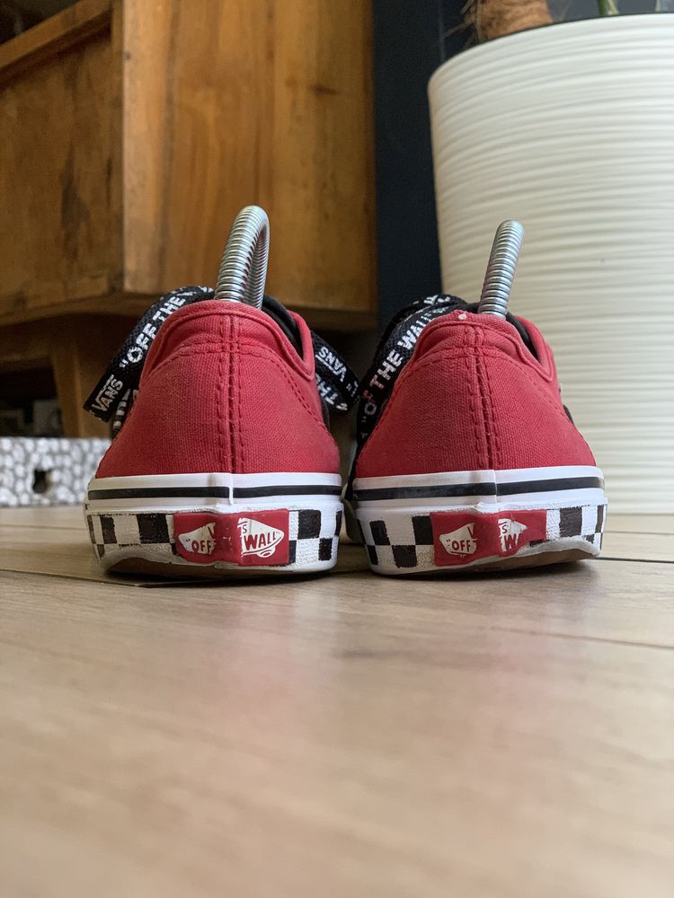 Niskie tenisówki trampki Vans era w kratkę checkered