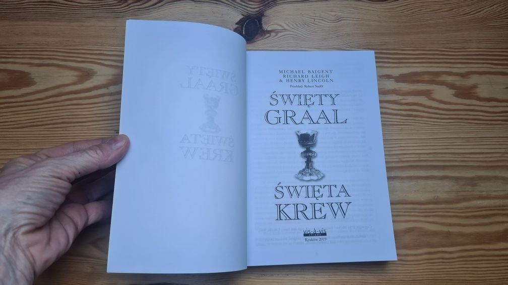 Święty Graal święta krew Michael Baigent ( nowe wydanie)