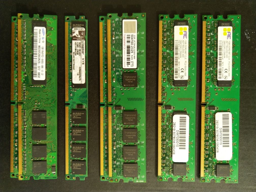 Memória RAM DDR400 / DDR2 tratadas