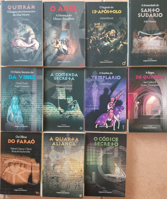 Livros da coleção Enigmas da História