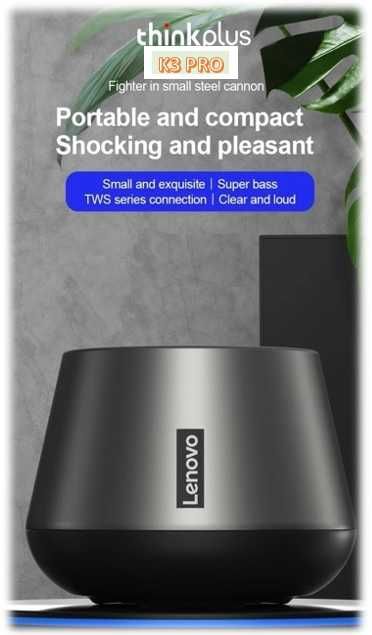 Coluna Bluetooth Lenovo K3 Pro