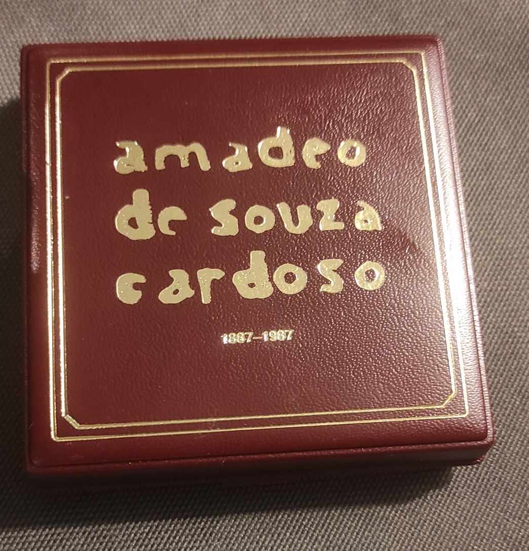 Moeda prata Amadeu Souza cardoso