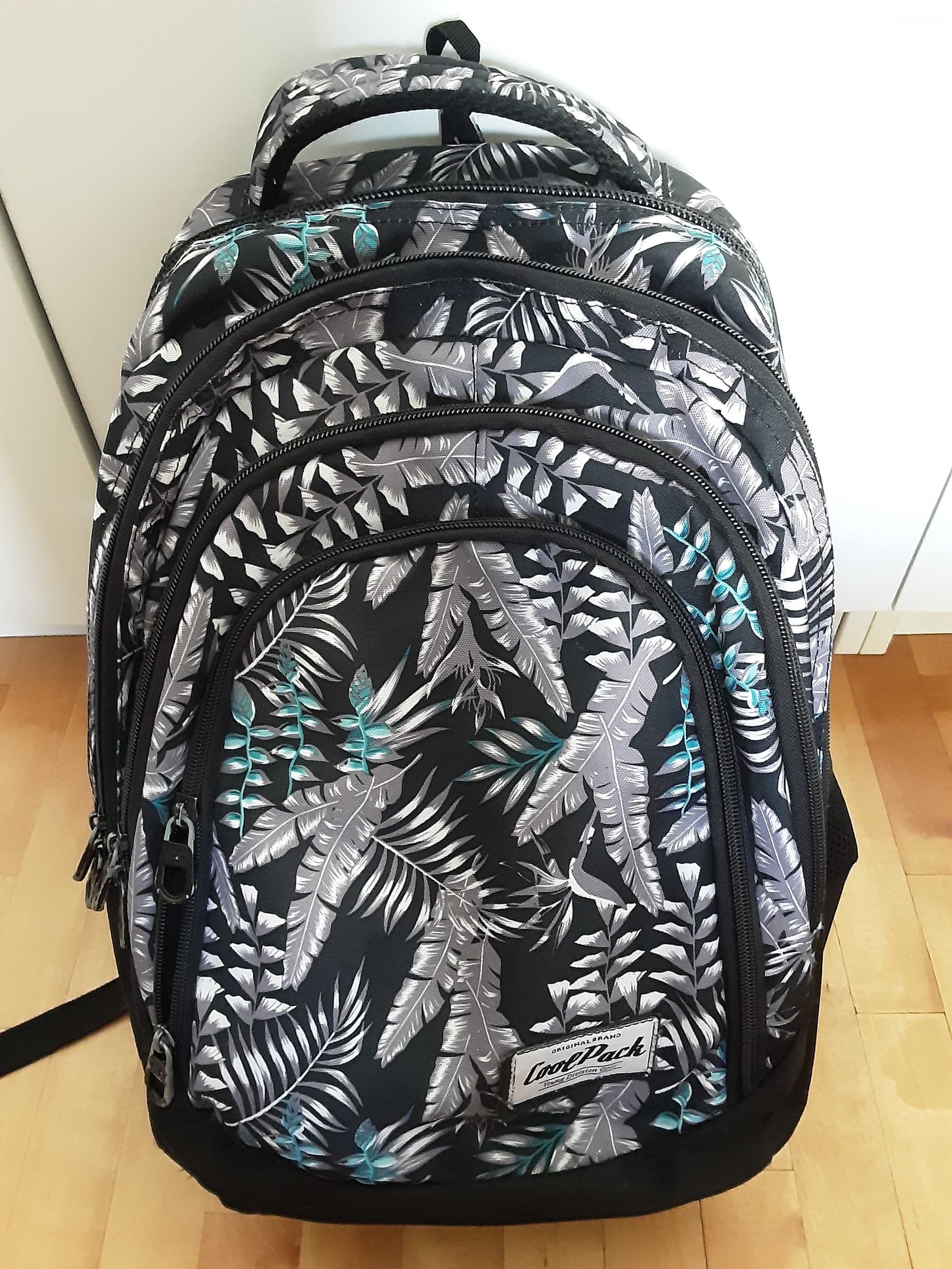 CoolPack Palms Drafter, duży piórnik + saszetka + plecak dziewczęcy