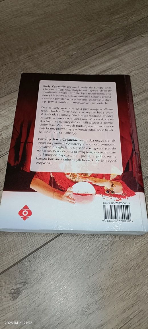 Książka Karty cygańskie Helena Żuk