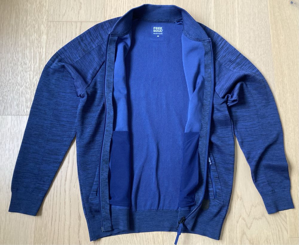 Bluza bomberka granatowa zapinana niebieska FreeSoul r. M