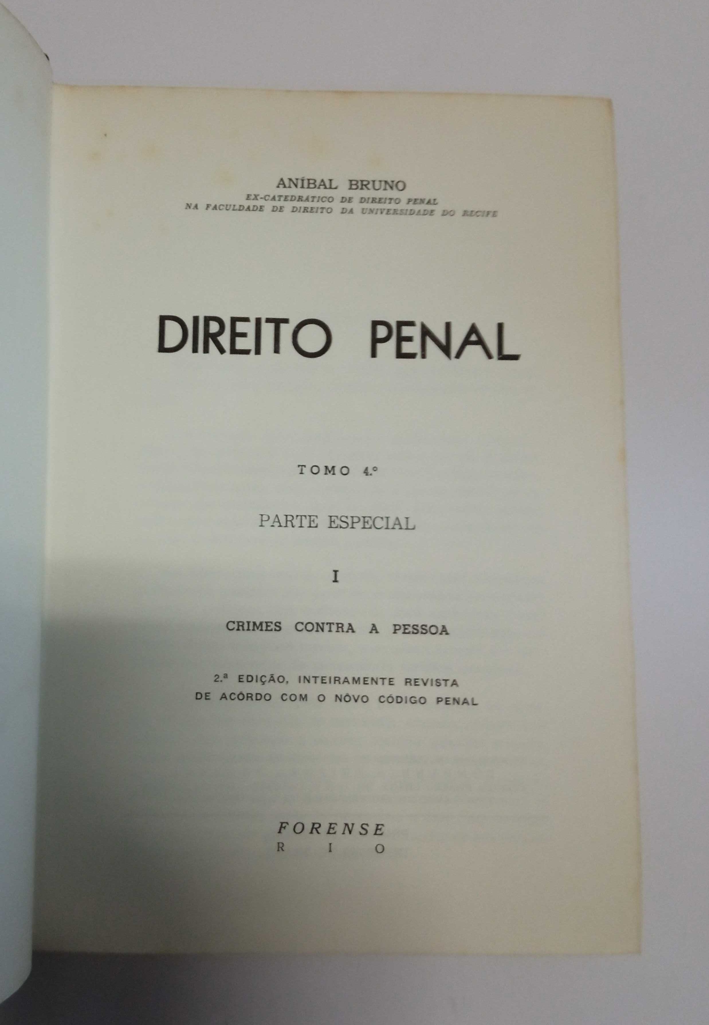 Direito Penal, de Aníbal Bruno