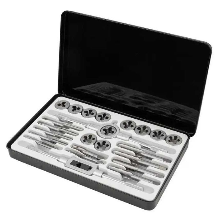 Набір дюймових мітчиків та плашок 24 п метал кейс Scheppach SCH-M024-2