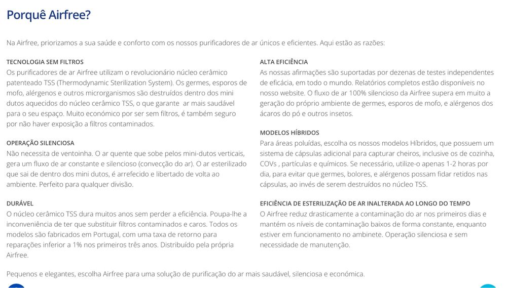 Purificador de Ar AirFree