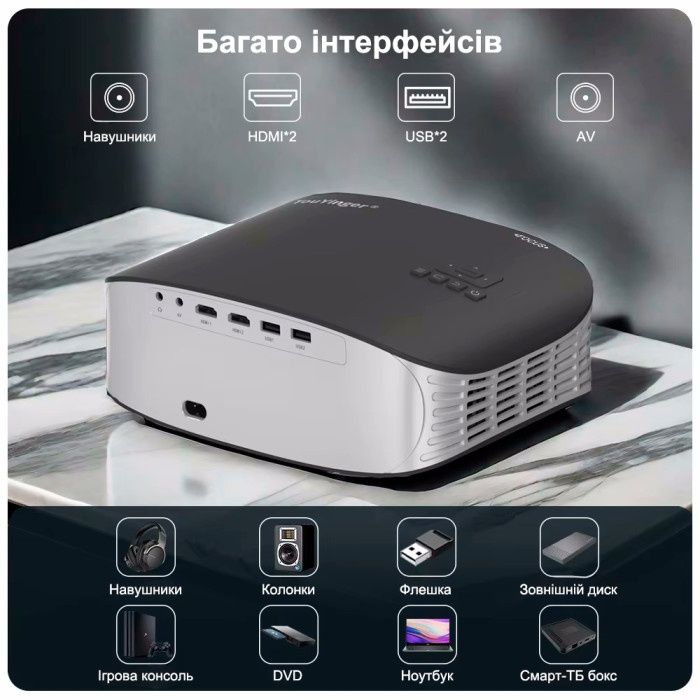 проектор TouYinger ET32 1500ANSI Full HD