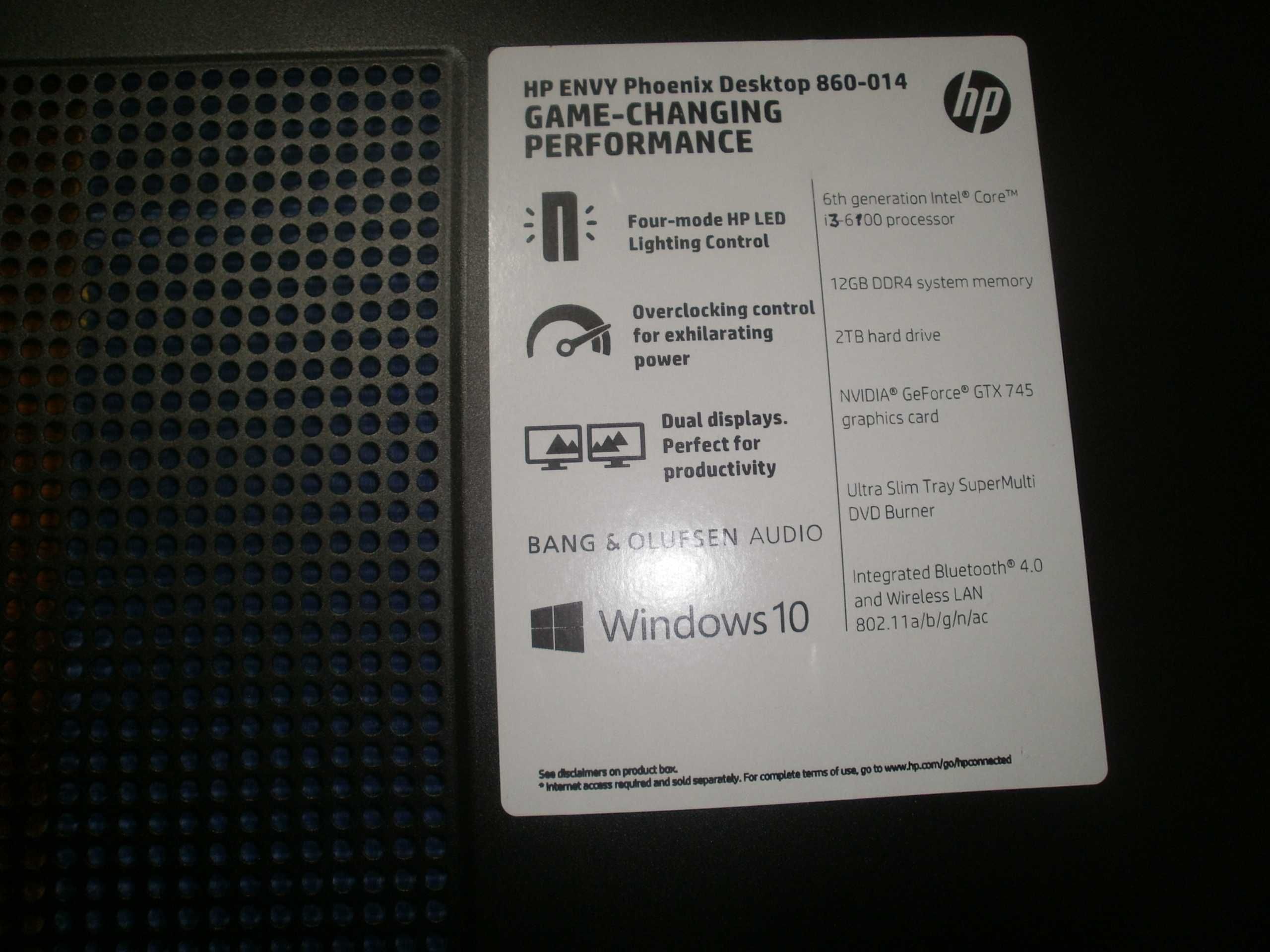 Ігровий ПК,i3-6100,12gb DDR4,GeForce GTX 745 4gb,256gb SSD М2 +2Тb HDD