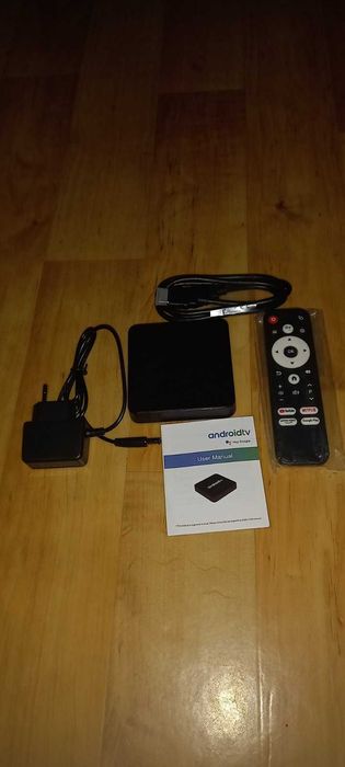 ТВ-приставка Mortal T1S 2/16GB Android14+Пульт с голосовым управлением