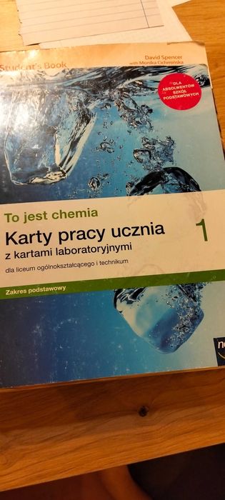 To jest chemia 1.Karty pracy ucznia