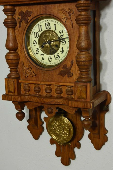 Gustav Becker GB zegar wiszący ślązak - oryginalny