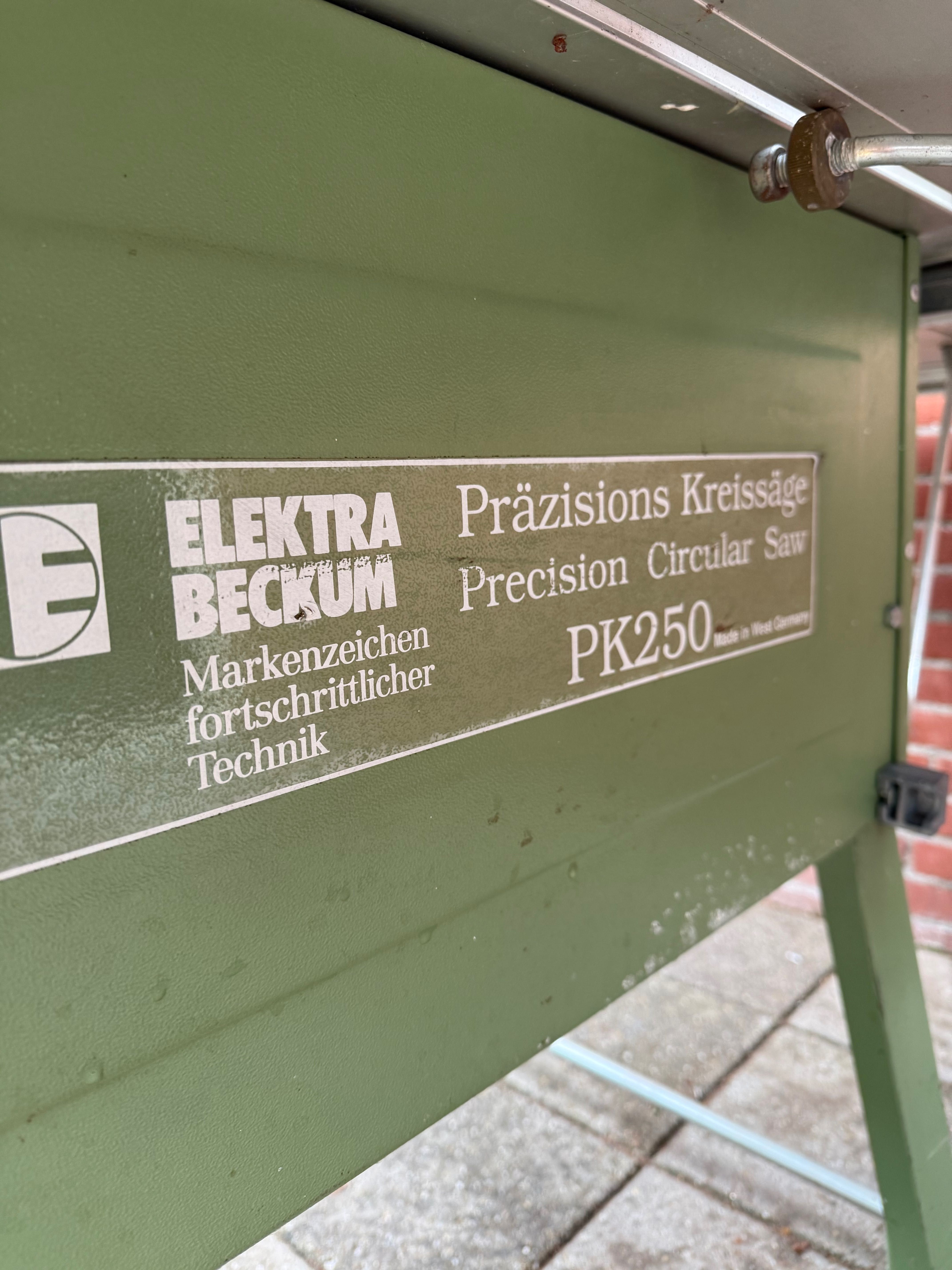 Elektra Beckum PK250 Piła Formatowa stołowa Krajzega