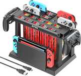 Stacja Switch Games Organizer z ładowarką do kontrolera