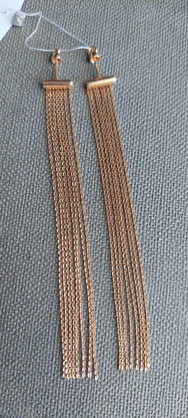 Серьги золотые 585 пр.