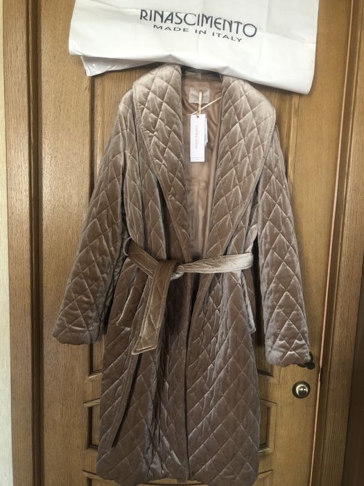 стьобане велюр пальто Італія Rinascimento