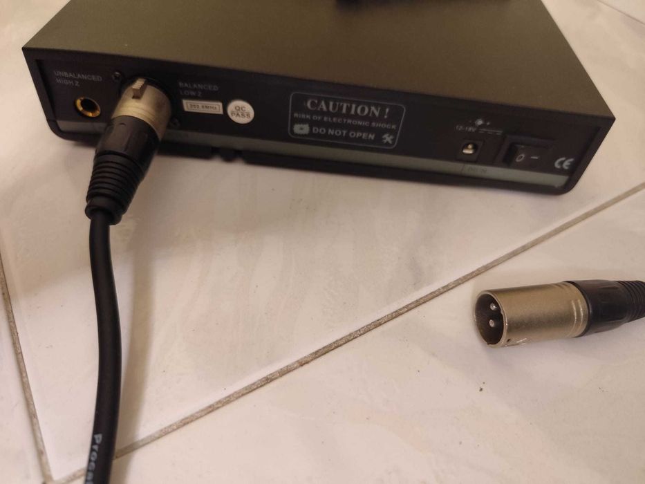 Amplificador Guitarra Acústica e Recetor