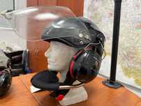 Kask paralotniowy motolotniowy Icaro Rollbar XL czarny ze szczęką