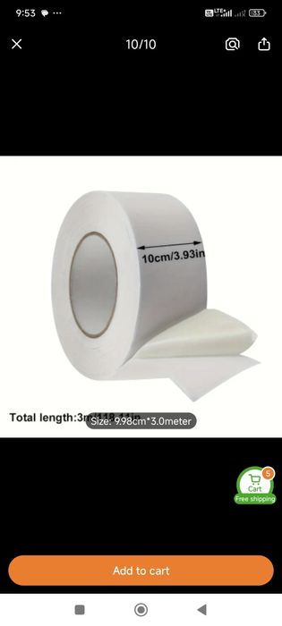 Taśma uszczelniająca butylowa 2x – naprawa dachu, kampera, przyczepy