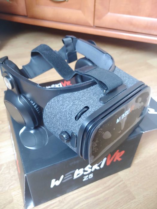 Gogle Okulary Wirtualne VR 360 +Słuchawki Gamepad