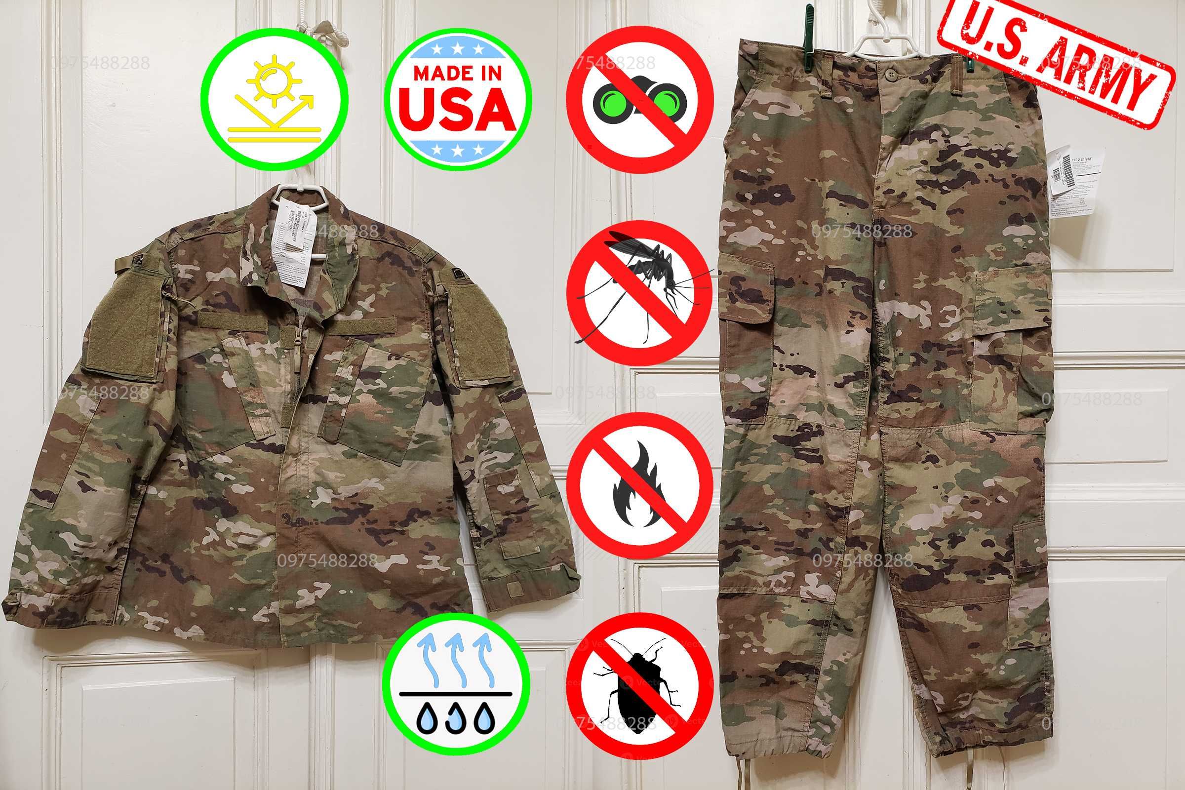 _S/M/L_ Уніформа Армія США Мультикам Вогнетривка Кітель Штани Multicam
