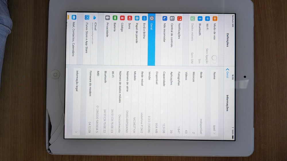 Apple ipad2 a1396 16GB
