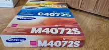 Oryginalne tonery Samsung:  M4072S, C4072S, Y4072S