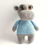 Amigurumi (peluche em crochet) Hipopótamo