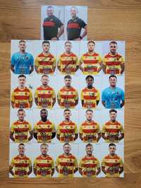 JAGIELLONIA BIAŁYSTOK 2023/2024 zestaw 22 autografów