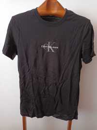 T-Shirt Calvin Klein Preta Original Tamanho M Slim Fit NOVA