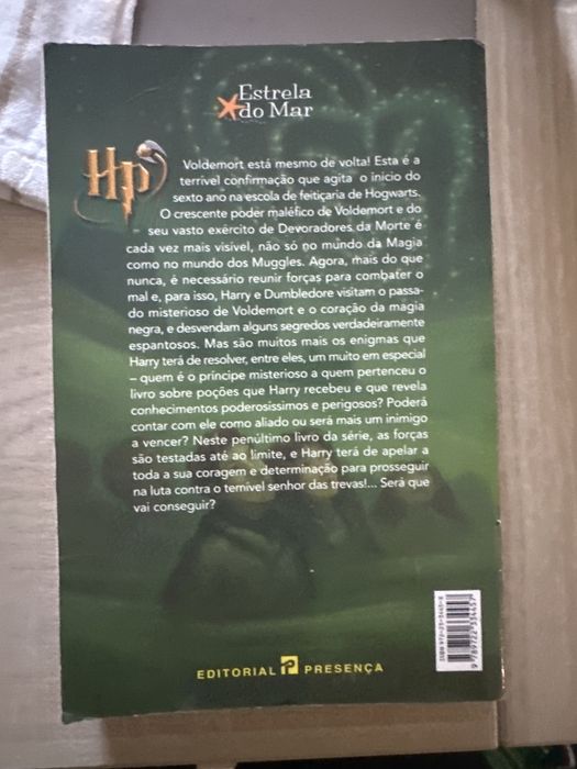Livro harry potter