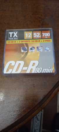 caixa 11 C.D.:s virgens CD_R 80 minutos +colunas ACUSTICUSTICA