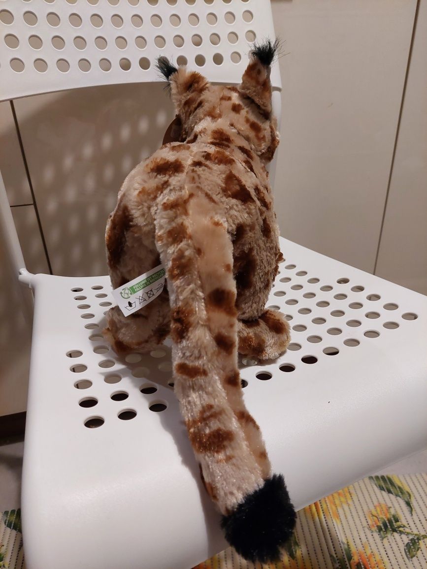 Maskotka kot ryś piękna realistyczna nowa zabawka pluszak kotek