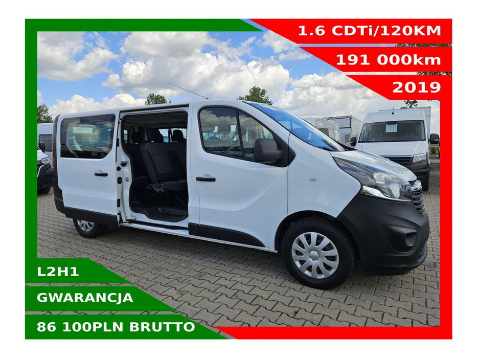 Opel Vivaro Long *70000zł NETTO* 1,6CDTi/120KM,Duża Navi, Klimatyzacja, Tempomat,