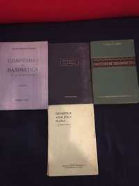 Compêndios de Matemática dos anos 30 -60 (4 Volumes)