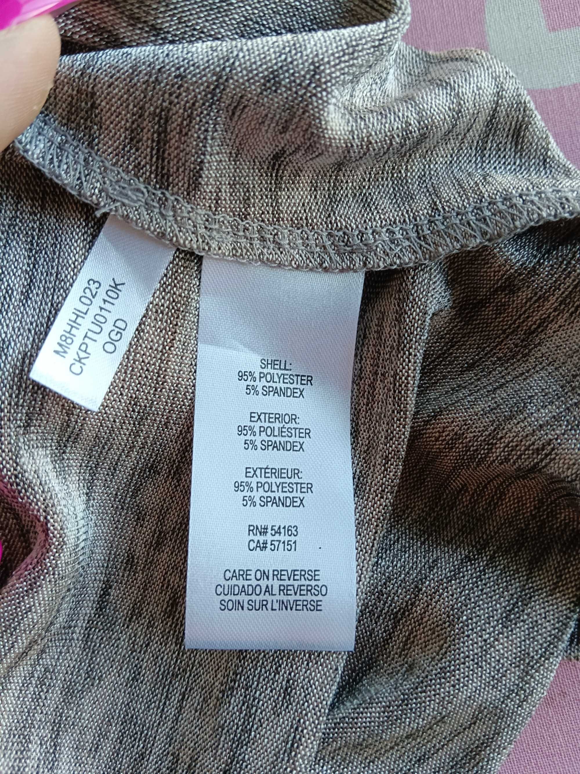 Złota bluzka Calvin Klein