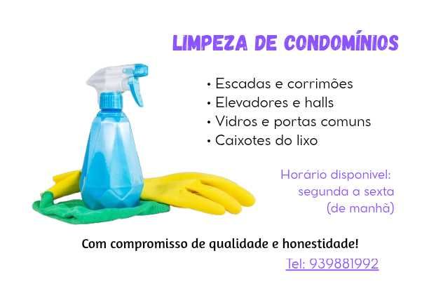Limpeza de condominios