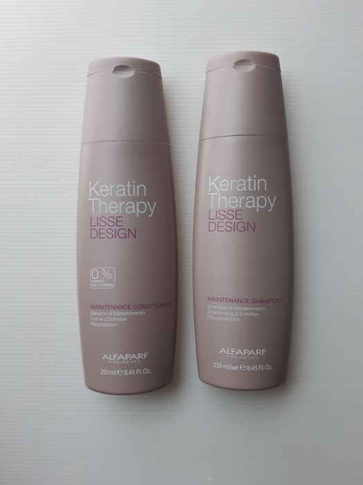 Alfaparf Keratin Therapy Lisse Design (szampon + odżywka)