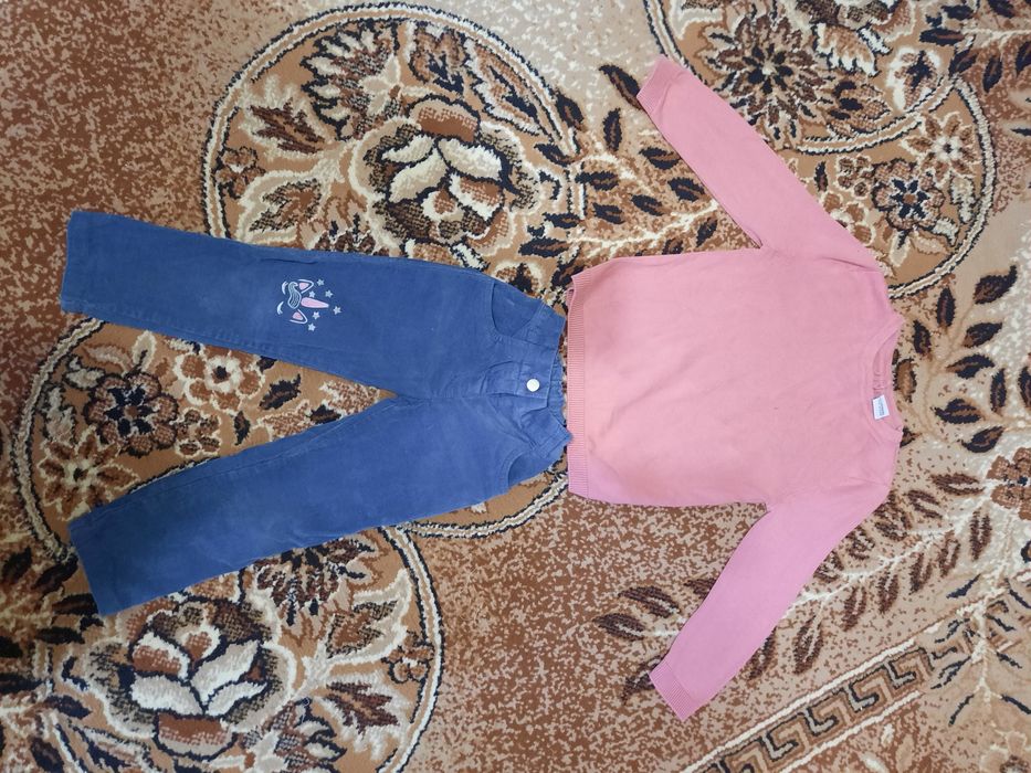 Набір, лот, пакет, речей на весну-осінь розмір 98 см джинси, светри