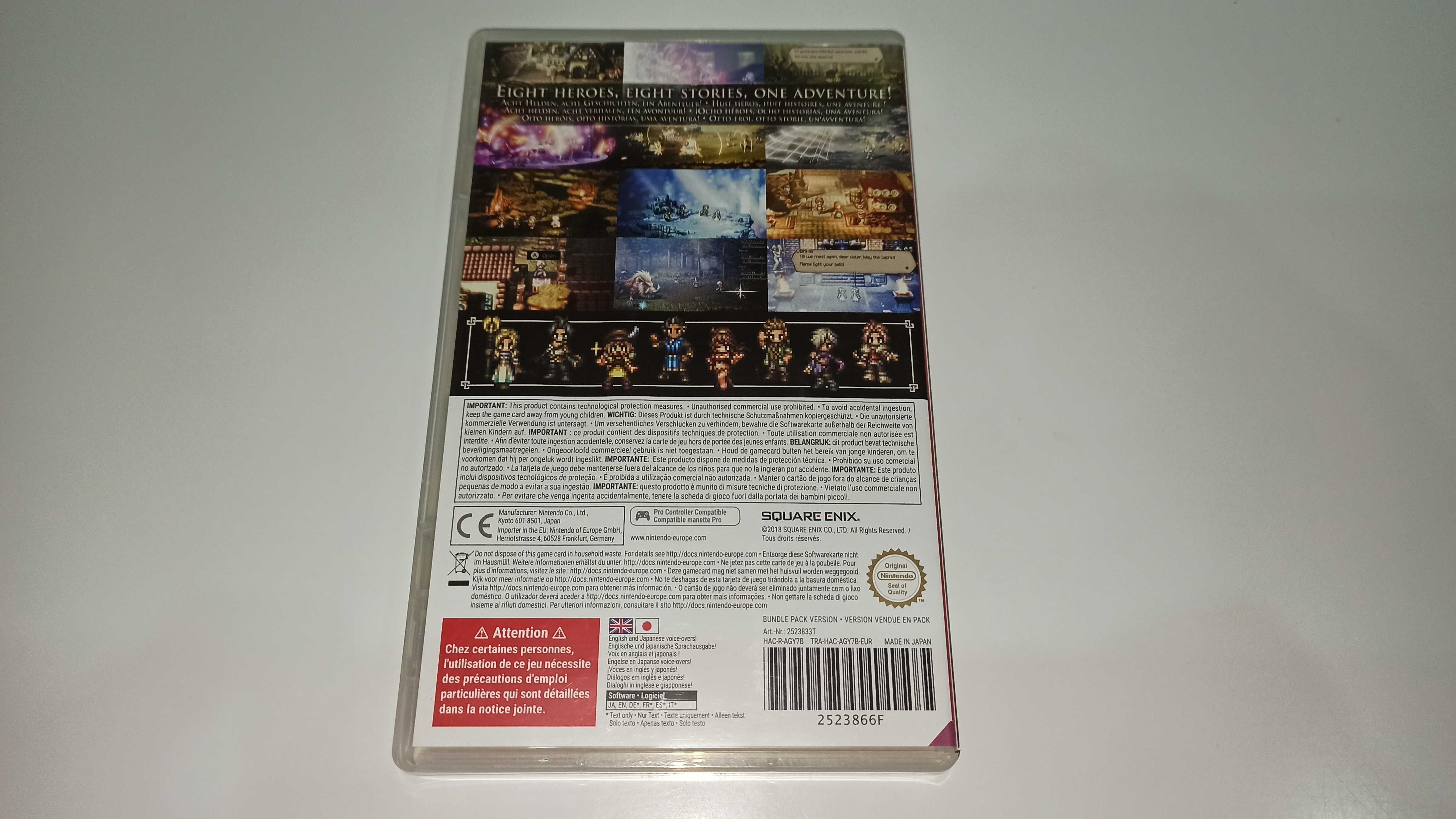 nintendo switch OCTOPATH TRAVELER gra jRPG od square enix unikat