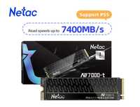 SSD Disk Netac NV7000-t 1TB NVMe 2280 PCIe 4x4 7400MB/s PC PS5 ноутбук