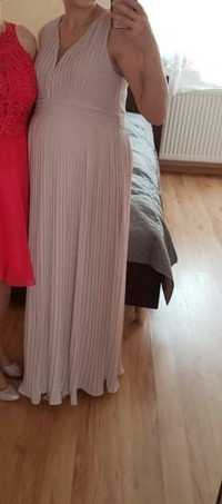 Długa sukienka ciążowa